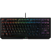 百亿补贴：RAZER 雷蛇 黑寡妇蜘蛛 X 竞技幻彩版 87键 有线机械键盘 黑色 雷蛇绿轴 RGB