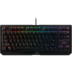 RAZER 雷蛇 黑寡妇蜘蛛 X 竞技幻彩版 87键 有线机械键盘 黑色 雷蛇绿轴 RGB