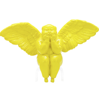 XQ 稀奇 瞿广慈《彩虹天使虹》25x12x36cm 玻璃钢 手工上色 2010年