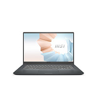 PLUS会员：MSI 微星 新世代Modern 15 15.6英寸轻薄本（R5-5500U、8GB、512GB）