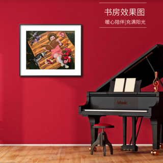 Artron 雅昌 刘晨阳签名版画《La Naissance du jour》72×72cm 沙发背景墙装饰画挂画