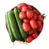 仙农悠品 小番茄黄瓜组合装 2.5kg