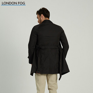 LONDON FOG/伦敦雾男士春季商务休闲翻领中长款修身版风衣单外套