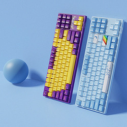 Dareu 达尔优 A87 有线机械键盘 87键 紫金轴