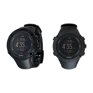 SUUNTO 颂拓 拓野Ambit3系列 智能手表 50mm 黑色精钢表壳 黑色硅胶表带（GPS、电子罗盘、心率）