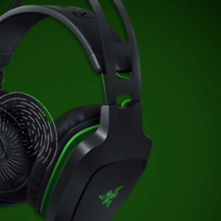 RAZER 雷蛇 雷霆齿鲸 V2 耳罩式头戴式有线耳机 黑色 USB