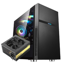 SAMA 先马 平头哥M1 电竞版 MATX机箱 半侧透 含电源 500W 黑色