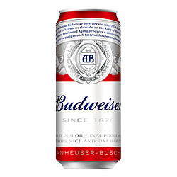 Budweiser 百威 啤酒500ml*18听