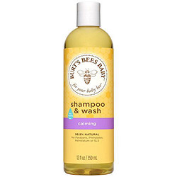 BURT'S BEES 小蜜蜂 Burt's Bees Baby 蜜蜂洗发水&沐浴露 12液体盎司 3瓶装