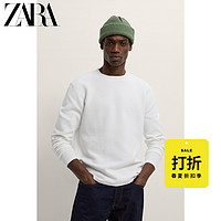 ZARA [折扣季]男装 粗横棱纹织物纹理针织衫毛衣 08689401250