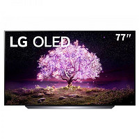 LG 乐金 77英寸 OLED平面电视OLED77C1PCB(黑色)