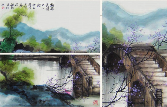 尚得堂子恒柳暗花明又一村6565cm手绘国画梦里水乡名家山水画现代中式