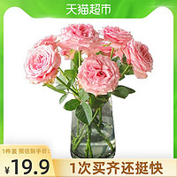 鲜花品牌基地小玫瑰颜色随机10枝办公室家用瓶插花鲜花云南直发