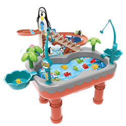 Hasbro 孩之宝 企鹅爬楼梯磁性钓鱼玩具池套装