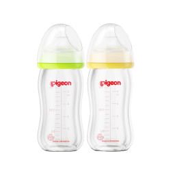 Pigeon 贝亲 宽口径玻璃奶瓶 160ml