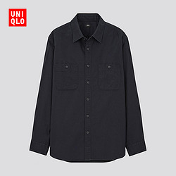 UNIQLO 优衣库 436315 男装水洗工装衬衫