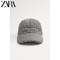 ZARA [折扣季]男装 抓绒刺绣鸭舌帽棒球帽 03920405804