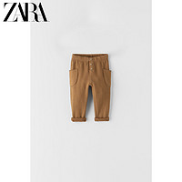 ZARA [折扣季]  男婴幼童 纽扣饰罗纹裤子 05431519756