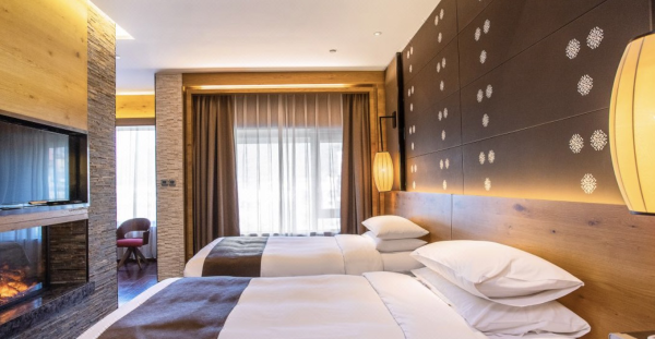 雪季预定 吉林万科松花湖王子酒店高级大床房2晚 含早 雪票 娱雪乐园体验 儿童2小时托管 索道票 多少钱 什么值得买