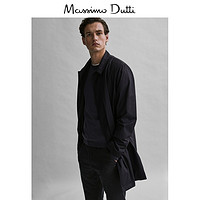 Massimo Dutti 25850 男装带夹层风衣