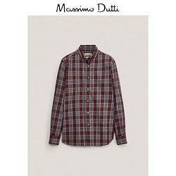 Massimo Dutti 春夏折扣 Massimo Dutti男装 修身版棉质格纹衬衫 00131329606