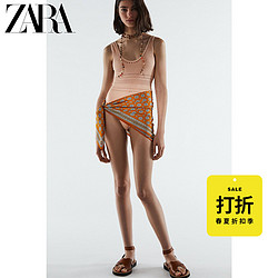 ZARA [折扣季] 女装 镂空面料无缝连体衣 07901403706