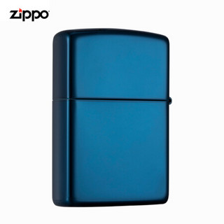 美国进口之宝（ZIPPO）防风煤油打火机不含油 桃心十字架-蓝色 品牌直供原装正版