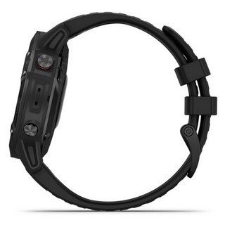 GARMIN 佳明 Fenix 6Pro 运动手表+黑色尼龙表带 邃黑 51mm PVD版