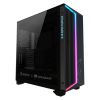 GIGABYTE 技嘉 战鹰 AC501G RGB E-ATX机箱 半侧透 含技嘉1200W白金电源 1200W 黑色