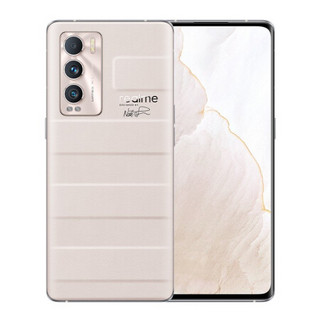 realme 真我GT 大师探索版 骁龙870 120Hz曲面屏 索尼IMX766传感器  5G手机 旅行箱·杏 12GB+256GB 耳机+延保套装