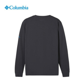 Columbia哥伦比亚户外21秋冬新品男子图案印花圆领长袖T恤AE8596 011 L