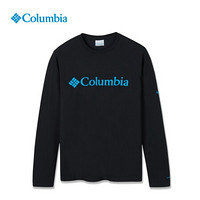 Columbia哥伦比亚21秋冬新品男子撞色LOGO防晒吸湿长袖T恤PM1421 010 XXL