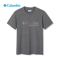 Columbia哥伦比亚户外21秋冬新品男子撞色LOGO吸湿短袖T恤AE0360 023 XL