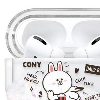 LINE FRIENDS AirPods Pro 透明流沙保护壳 日常兔兔