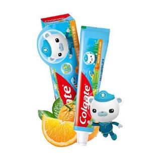 Colgate 高露洁 儿童牙膏 海底小纵队IP联名款 清新香橙味 40g