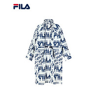 FILA 斐乐官方女子梭织外套2021年秋季新款百搭时尚运动梭织上衣 标准白-ZA 160/80A/S