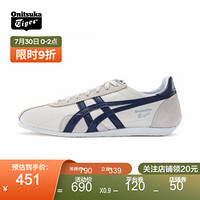 Onitsuka Tiger鬼塚虎男鞋 运动休闲鞋女 RUNSPARK D201L-200-预售 乳白色 45