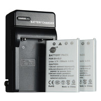 dste 蒂森特 DSTE-DC12 电池 3.7V 1700mAh 充电套装 2块装