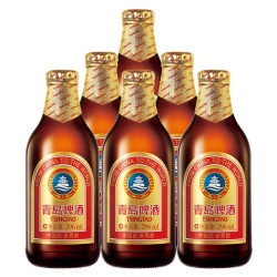 TSINGTAO 青岛啤酒 小棕金 11度 296ml*6瓶
