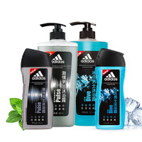 adidas 阿迪达斯 男士沐浴露套装 (激情600ml+冰点600ml+激情250ml+冰点250ml)