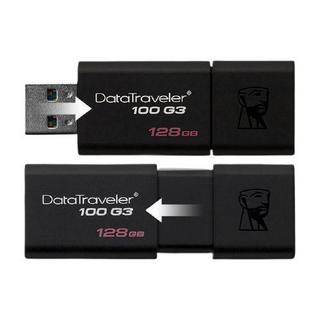 Kingston 金士顿 DT100G3 USB 3.0 固态U盘 黑色 128GB USB