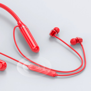 OKSJ 欧克士 A10 入耳式颈挂式降噪蓝牙耳机 魅力红