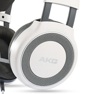 AKG 爱科技 K514MKII 耳罩式头戴式有线耳机 白色 6.3mm