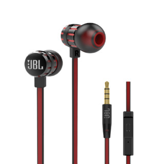 JBL 杰宝 E190A 入耳式耳塞式有线耳机 黑色 3.5mm