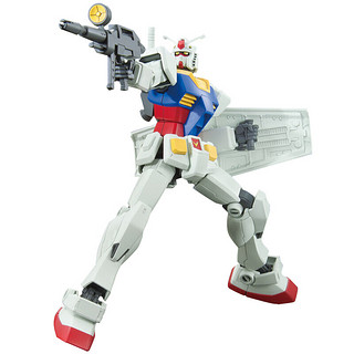 万代（BANDAI）HG UC系列 1/144 新生高达 敢达拼装模型儿童玩具 新生RX-78-2 元祖