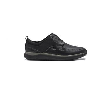 Clarks 其乐 Garratt Street盖拉特斯特系列 男士休闲皮鞋 261487617 黑色 39.5