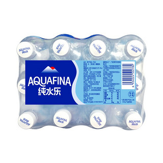 AQUAFINA 纯水乐 苏打气泡水 原味 450ml*12瓶