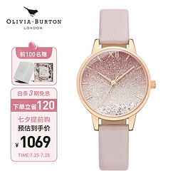 OLIVIA BURTON 奥利·维亚布顿 olivia burton手表女生日礼物送女友满天星女士手表简约气质时尚石英表七夕礼物