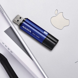 ADATA 威刚 高速U盘S102系列 PRO USB 3.2 Gen1 U盘 蓝色 64GB USB口