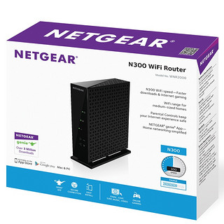 NETGEAR 美国网件 R2000 百兆无线路由器 黑色